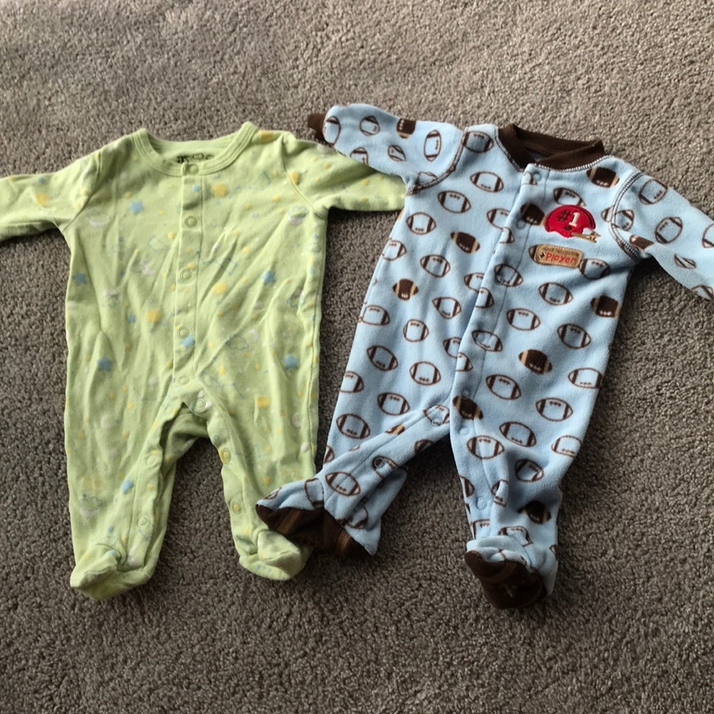 2 Cute Baby Boy Onesies